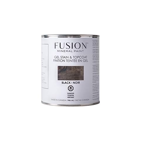 Fusion Mineral Paint - Gel Stain & Topcoat - 946 ml - Black Cover