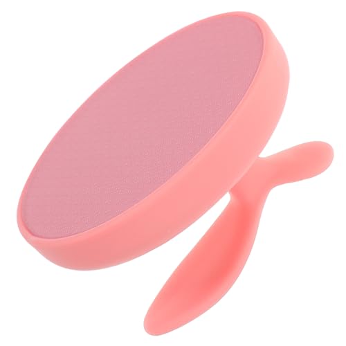 NIYANGLE de pie Agente de mudanzas depurador polaco fregador de dispositivo de molienda de pies limas para pies lima de pies para piel muerta ABS+Cristal en polvo rosa