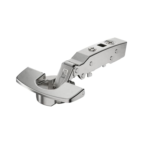 Sensys 9073614 - Bisagra de 110° con amortiguación integrada (Sensys 8645i), niquelada, ángulo de apertura 110°, imagen de perforación THS 52 x 5,5 mm, 48 x 6 mm, montaje rápido (10 x 6 mm)