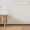 Zion Steel Return Air Grille 8" x 30" Flush Mount Stainless Steel White Modern #3