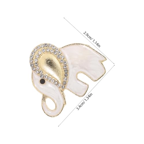 Broche décorative en métal de haute finition, accessoire élégant pour pulls de créateur - 2