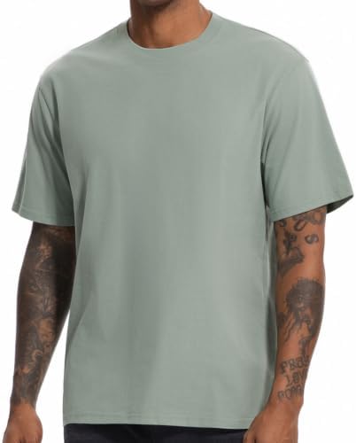 BasicNote Herren Schweres T-Shirt |100% Baumwolle,weichen Griff