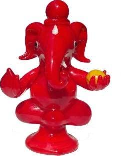 Statuette Ganesh en cristal de 14 cm pour décoration maison zen