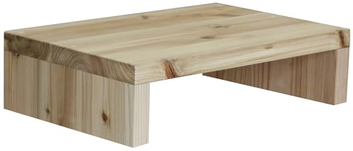 WOODPRO �R�̎� ���b�N ��40cm ����10cm ���s25cm ���h�� �����i ���Y�� ��2.4cm �I�[�v���V�F���t �f�B�X�v���C �L�b�`�� �������I ���[ �󒍐��Y