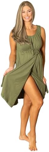 Baby Be Mine Labor and Delivery Gown for Hospital – 3-in-1 Labor/Delivery/Nursing Gown – Maternity Sleepwear