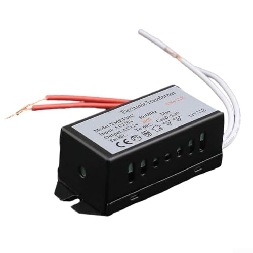 Transformador de potencia AC220V a AC12V para bombillas halógenas, características de diseño compacto y compatibilidad de atenuación (160W)