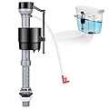 Houpeoro Universal Toilet Flusher Replacement Kit, Toilet Fill Valve Replacement Kit, Toilet Parts Inside Tank Kit, Adjustable, Quiet and Easy to Install (1-Pack)