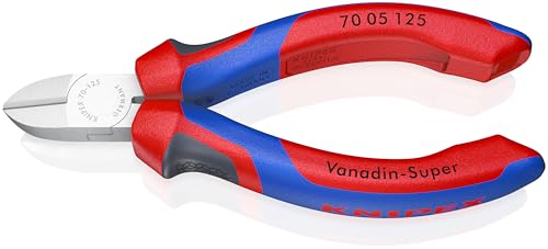 KNIPEX Seitenschneider verchromt mit Comfort-Griffen 125 mm, 70 05 125