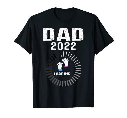 Hombre Best Expecting Dad 2022 Loading Tee de embarazada Camiseta