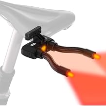 Smart Bike Tail Light, Bicycle Tail Light with Adjustable Light Width, Brake Sensing, Rear Bike Light for Night Riding Safety