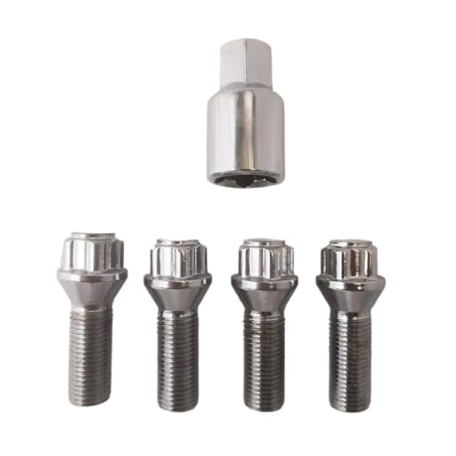 Pernos de rueda para MG M14*1.5 con tornillos de tuerca antirrobo y llave de bloqueo llanta 2