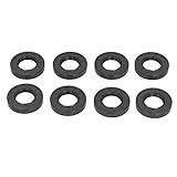 8Pcs Shaft Seals O Type Oil High Performance Industrial Grade Bearing Seals Replacement Kit Nitrile Rubber Carbon Steel Construction TC35 x 65 x 12mm for Automotive Machinery and