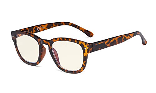 Image of Eyekepper Blue Light Filter Reading Glasses - UV420 Protection Computer Reader Eyeglasses - Tortoise +0.75