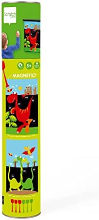 SCRATCH 276182017 Magnet Dartspiel Dino, magnetische Dartscheibe ...
