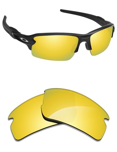 Image of Alphax Polarized Replacement Lenses for Oakley Flak 2.0 OO9295 59mm Sunglasses | Glare Reduction | Precision Cutting