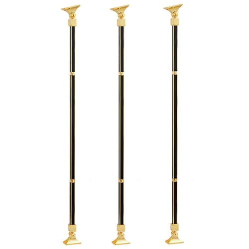 Balustres pour escalier intérieur Style C | Lot de 3 colonnes de terrasse avec vis