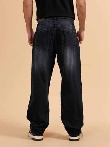 Image of WROGN Men's Loose Fit Jeans | Mid Rise | Jeans for Man
