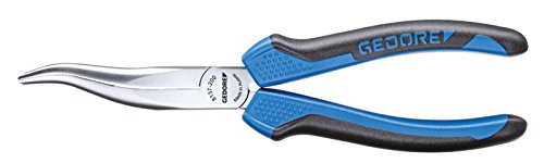 GEDORE Mechanikerzange, gekröpft, 200 mm, 2-Komponentengriff, 1 Stück, 8137-200 JC