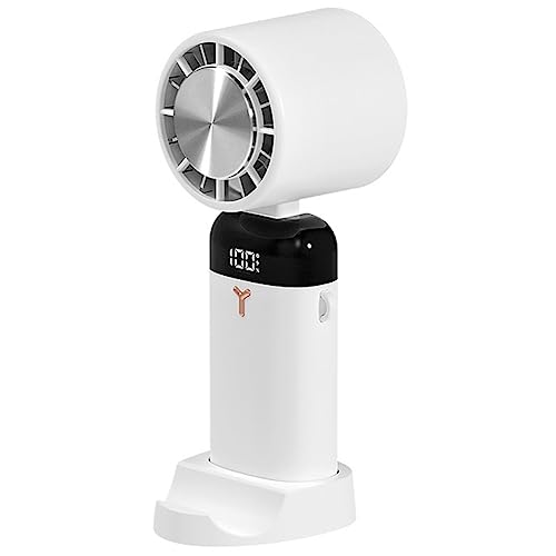 Kochenty Ventilador de mesa digital escritorio plegable mini soporte mudo para teléfono móvil sin hojas ventilador eléctrico