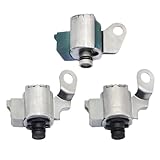 GXARTS AW4 A340 Transmission TCC Lock Up Solenoid + Shift Solenoids Kit fit for Toyota Previa Supra T100 Tacoma 4Runner Pickup fit for Jeep Wagoneer Cherokee Comanche fit for Lexus SC300 1992-1997