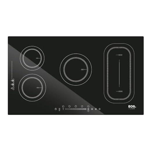 Cooktop de Indução 5 Bocas Eos Freezone Preto 9800w Eci05efb 220v