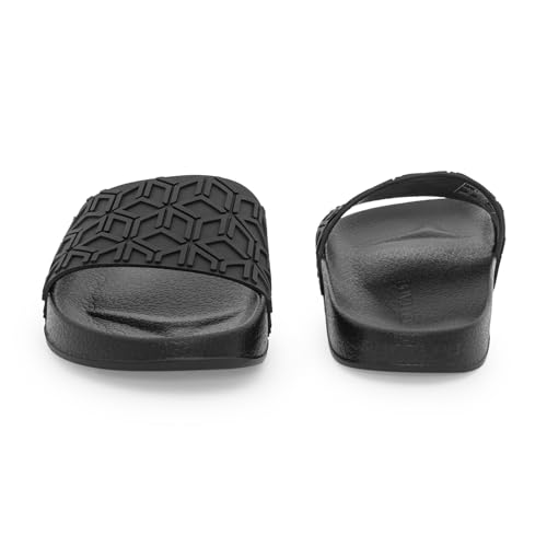 Image of Red Tape Womens Sliders in Slate Blue | Casual Pool Sliders | SLATE BLUE | 3 UK