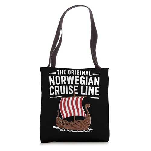 The Original Norwegian Cruise Line Viking Ship Tote Bag