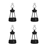 Mipcase 4 Linterna Solar Colgante Para Jardín Lámpara Solar Decorativa Para Exteriores Resistente a La Intemperie Iluminación Ambiental Para Patio Escaleras Y Caminos