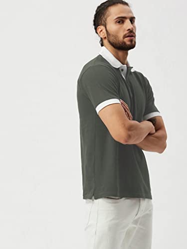 Image of DHRUVI TRENDZ T-Shirt | Regular Fit Polo T-Shirt for Men | Plain T Shirt | Casual T Shirt for Men | Men T Shirt | Men T Shirts Stylish | Half Sleeve T Shirt