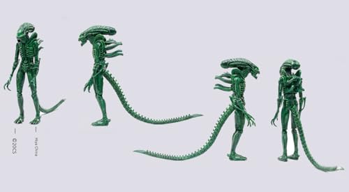 arbenmao HIYA Exquisite Mini Series 1/18 Scale 5 Inch Aliens Alien Warrior Green GameStop Exclusive Action Figure