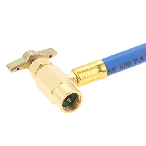 Mtsooning R134A Ac Refrigerant Recharge Hose With Guage Kit With Puncture Vavle, Low Pressure Retrofit Valve 3 Sizes Bpv31 Bullet Piercing Tap Self Sealing Adapter For Home Auto Ac System #TOP5