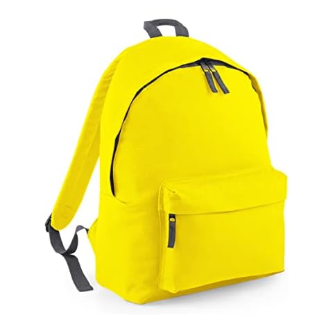 BagBase BG125 Original Fashion Backpack - Yellow / Graphite Grey Cover
