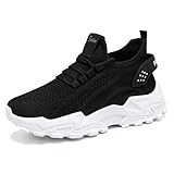Zyuoel Chunky Sneakers for Women Fashion Platform White Leather Casual Comfortable Wedge Walking Sport Running Slip on Breathable Lightweight Athletic Sports Gym Work Mesh Lace Up ​Dad Shoes
