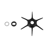 Briny River Schwarz 65 Mm Angelrolle mit Sternbremse Aluminiumlegierung Kompatibel mit Daiwa