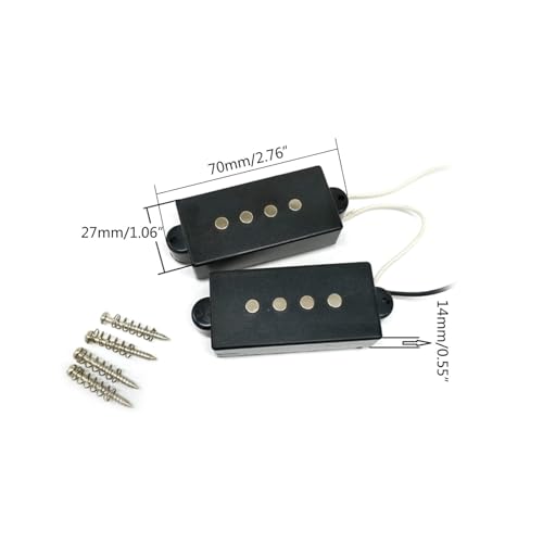 Faisceau de câblage pour basse 4 cordes avec micro de rechange P Bass humbucker