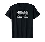 Train Rules - HO O G N Gauge Train Track T Shirt