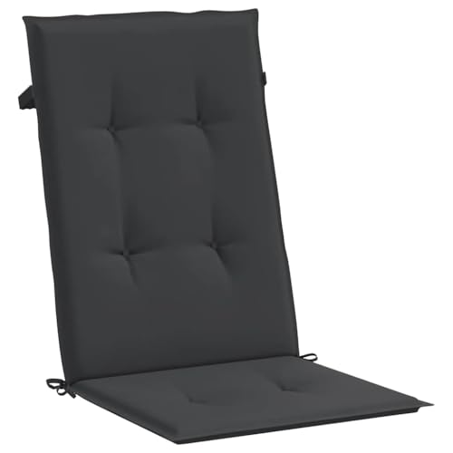 Coussin de chaise de jardin dossier haut imperméable avec cordon