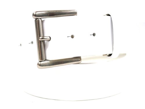 Bell la bell Men's Itarian Buttero Leather Belt Silver Roller