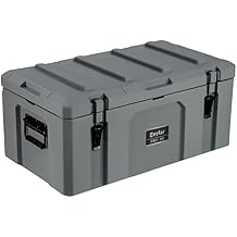 SRC-50 Crossover 26 Inch Cargo Case, Equipment Hard Case, Roto Molded, Stackable with Pad-Lock Hasp, TSA Standard, IPX4 Rated Gray