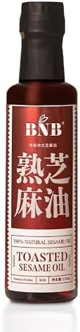 BNB Toasted Sesame Oil | Roasted Sesame Oil | Sesame Oil for Chinese, Japanese & Korean Cooking | Salad Dressing | Ideal for Sautéing, Finishing & Liquid Seasoning | 100% Pure | 250ML