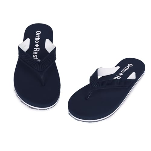 Image of Ortho + Rest Doctor Slippers for Women Orthopedic Non Slip Lightweight Comfortable Flat Casual Stylish Dr Chappals and House Flip flops For Ladies and Girl's