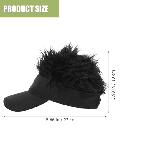 Gorra visera para hombre ligera portátil de poliéster para protección solar 2