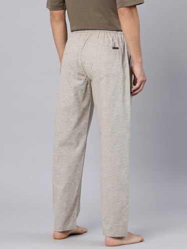 Image of Majestic Man Comfort Fit Solid Cotton Blend Casual Style Lounge Pyjama with 3 Pockets & Zip Closure