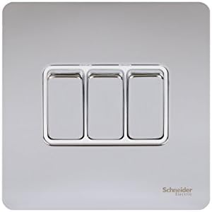 Schneider Electric - Ultimate screwless flat plate (USFP) Bespoke Ultra slim profile with a 1.5mm plate thickness - Wiring Devices Dark Bronze - GGBGU1432BDBP
