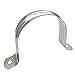 3Inch Two Hole Stainless Steel U-Tube Clamp Connecting Ring Hose Clamp-Bracket Stainless Steel Tube Strap Tension Clip-Heavy Duty Rigid Pipe Strap Clamp For Inner Diameter 3Inch Water Pipe 5Pcs (95mm)