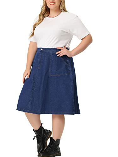 スカート PAMEO POSE Waves Denim Skirt PAMEO POSE 「PAMEO POSE」 デニムロングスカート MEDIUM