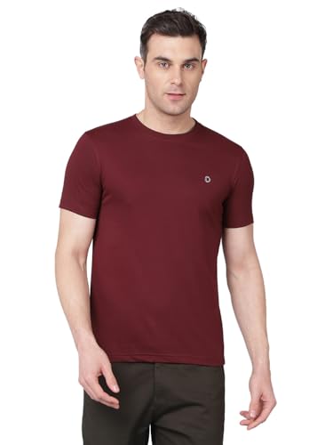 Image of Dollar Super Combed Cotton Mens Assorted Solid T-Shirt