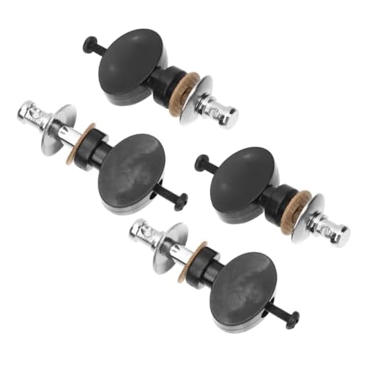 LOLIPPYY 4 piezas Clavijas de Afinación para Ukulele Pequeñas Material Seguro Rápido y Preciso Diseño Ligero y Portátil para Guitarra Ukulele Instrumentos de Cuerda
