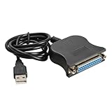 Câbles USB WQBQXNY Câble convertisseur USB A vers IEEE 1284 parallèle 25 broches LPT, adaptateur USB vers port femelle DB25