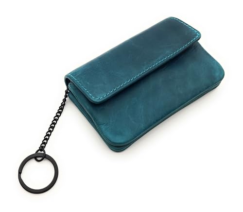 Portefeuille en cuir véritable compact pour libérer vos poches